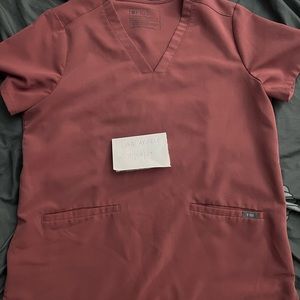 Figs Casma Top in Mauve